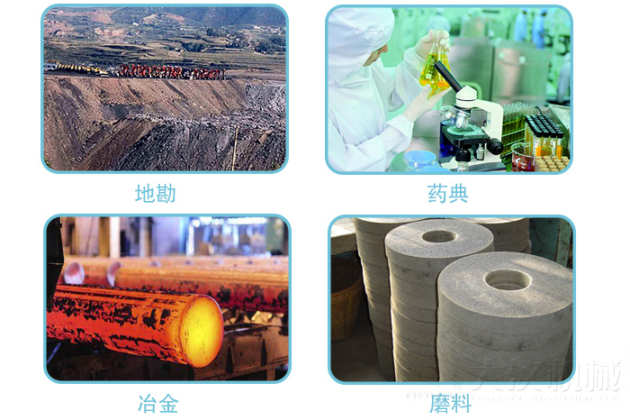 適用行業(yè):地堪，冶金，藥典,磨料