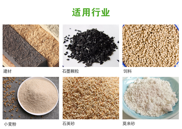 高頻振動篩主要用于化工，建材，石墨顆粒，飼料，小麥粉，石英砂，豆?jié){，果汁等各種物料的干法、濕法篩分、分級、脫水，過濾。